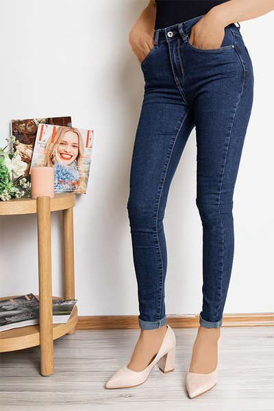 navy blue skinny pants