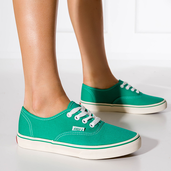 Light green women's sneakers Lifeda - Footwear