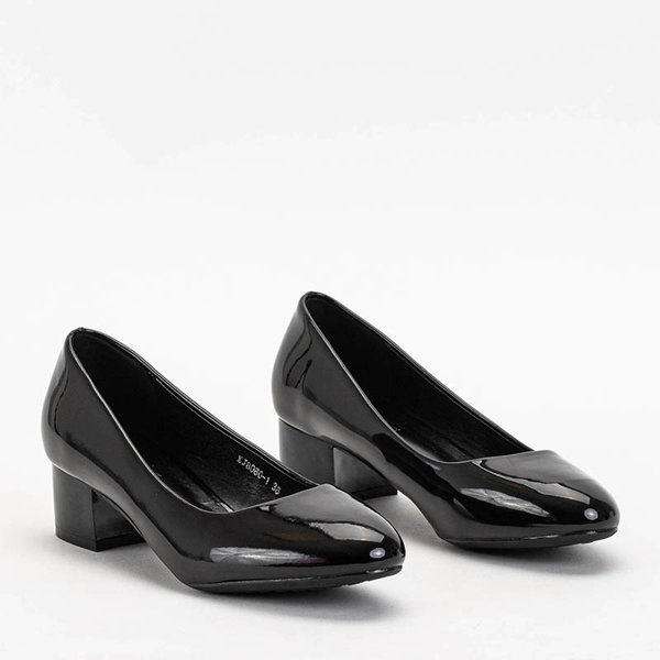 OUTLET Pumps for women black lacquered Allanav - Footwear