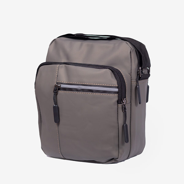 Shoulder bag with matte khaki finish - Accessories