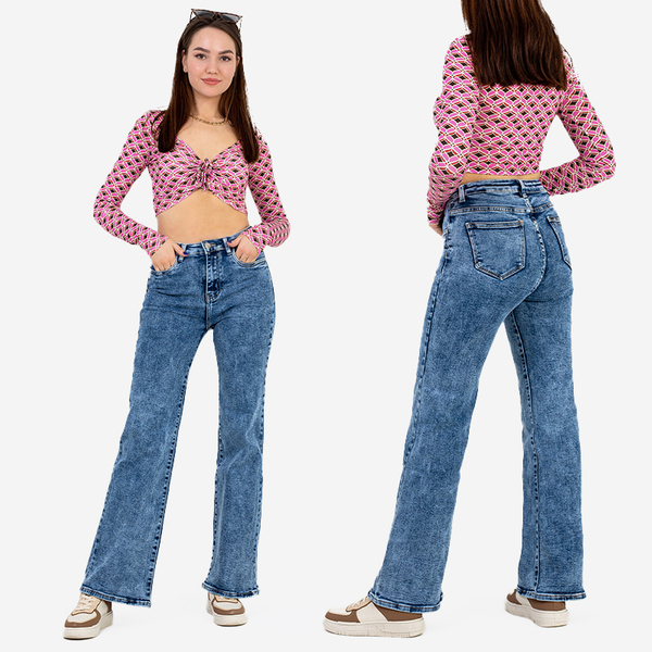 Women's flared jeans - Clothing