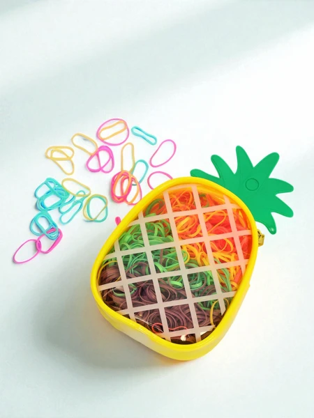 Royalfashion Multicolor Pineapple Silicone Elastics