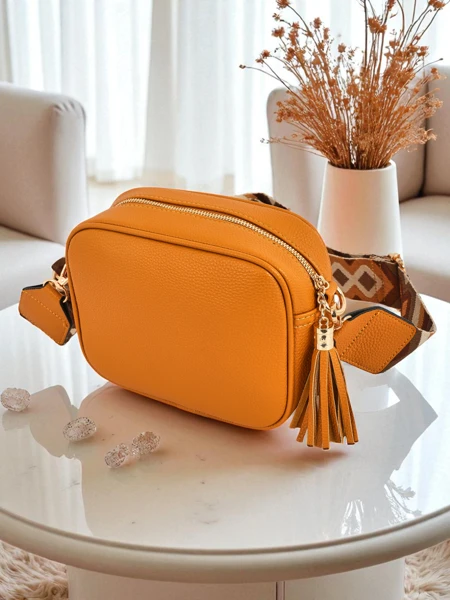 Royalfashion Small Women's Eco-Leather Handbag with Colorful Strap Kovi Lace