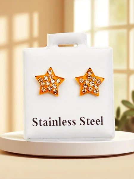 Royalfashion Women's star-shaped earrings