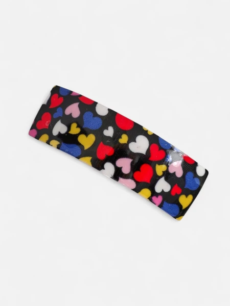 Colorful Children's Hair Clip with Hearts