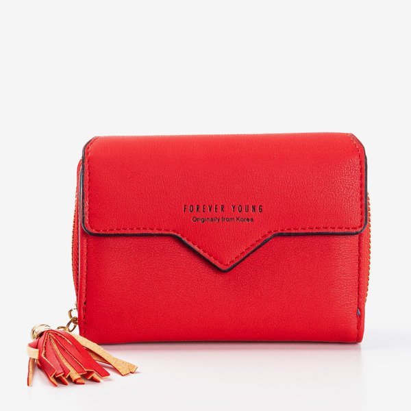 Small red women's wallet - Wallet 1