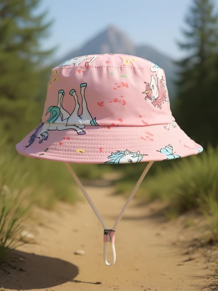 Royalfashion Children's Bucket Hat Happy Patches