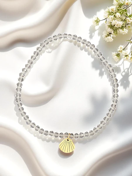 Royalfashion Women's bracelet with shell pendant