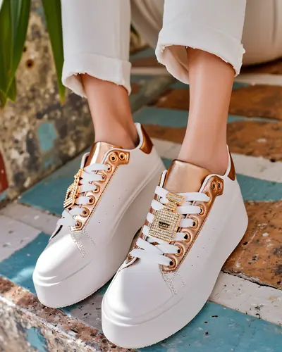 Royalfashion Women's platform sport sneakers Oviger