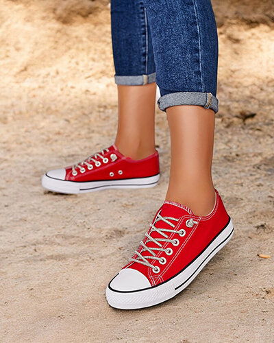 Royalfashion Women's sneakers with decorative laces Timi