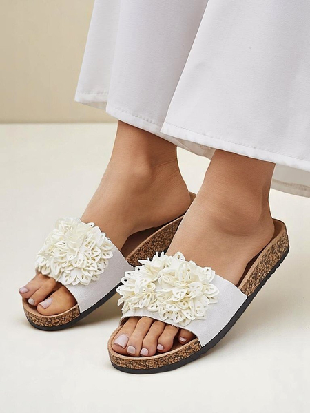 Royalfashion women’s flip-flops with little flowers Occes