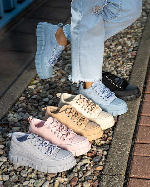 Black high women's sneakers Mishta - Footwear