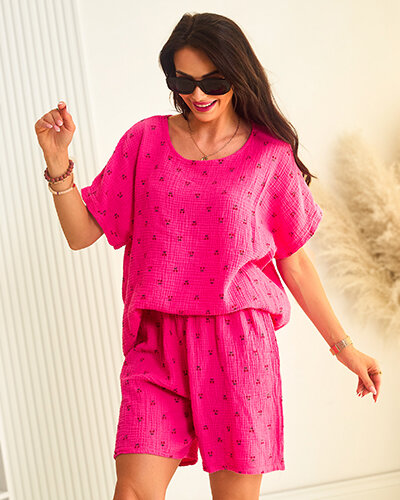 Royalfashion Women's cotton summer set