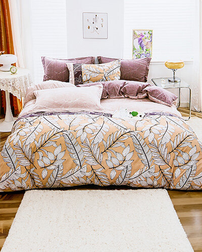 Royalfashion Patterned bedding 160x200 set of 3 PARTS