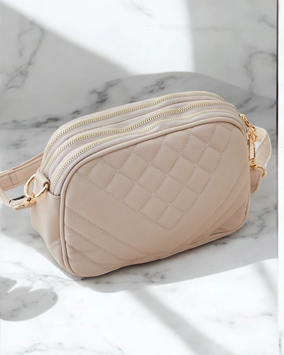 Royalfashion Small women's handbag made of eco-leather with embossing