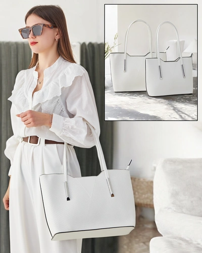 Royalfashion Double women's bag with embossing