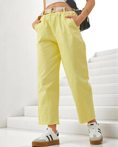 Royalfashion Cotton straight women's trousers fabric