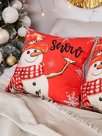 Royalfashion Decorative Christmas pillowcase