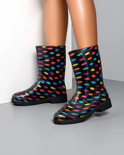 Royalfashion Women's polka dot rain boots Kroppes