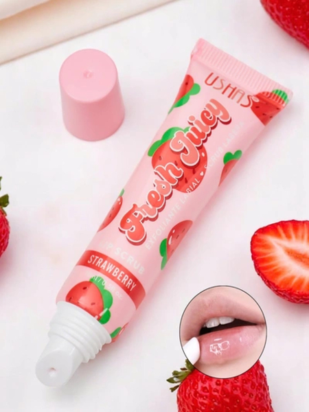 Strawberry lip scrub