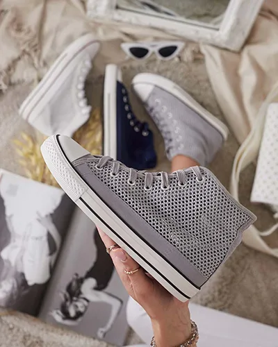 Royalfashion Women's Nizzef openwork sneakers