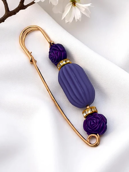 Decorative women's brooch with roses Rose Charm