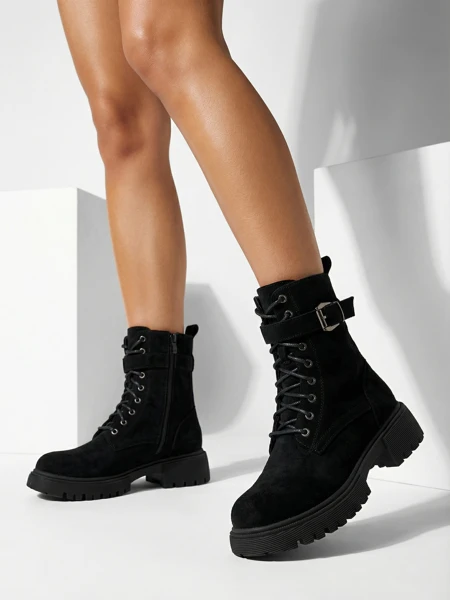 Women's Eco-Suede Ankle Boots Ubill