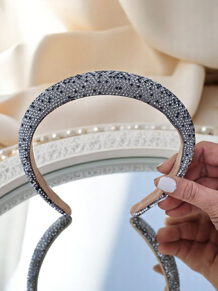 Royalfashion Hairband with rhinestones and pearls Bianka