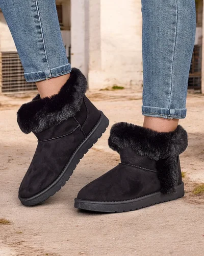 Royalfashion Short women's snow boot-style shoes Giesi