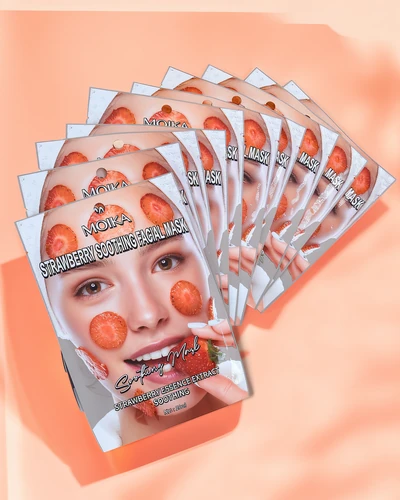 MOIKA Strawberry soothing sheet mask 25 ml x 10 pcs