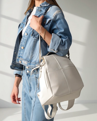 Royalfashion Small women's eco-leather backpack