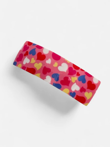 Colorful Children's Hair Clip with Hearts