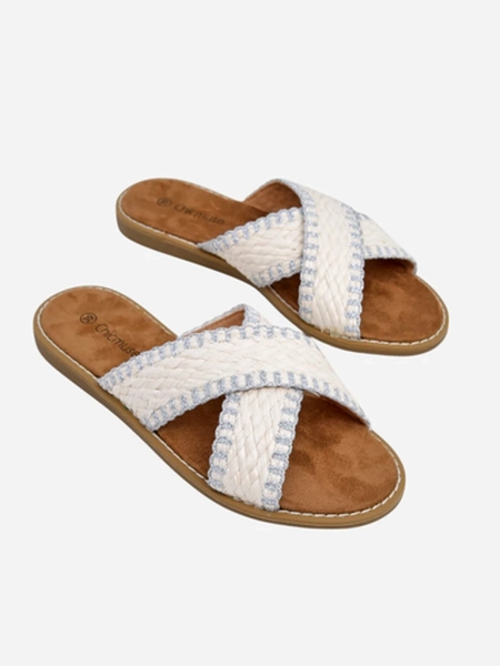 Royalfashion Women's sandals with woven straps Bornes