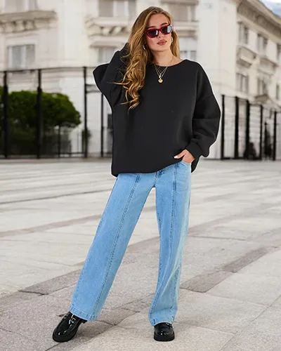 Royalfashion Women's oversize sweatshirt