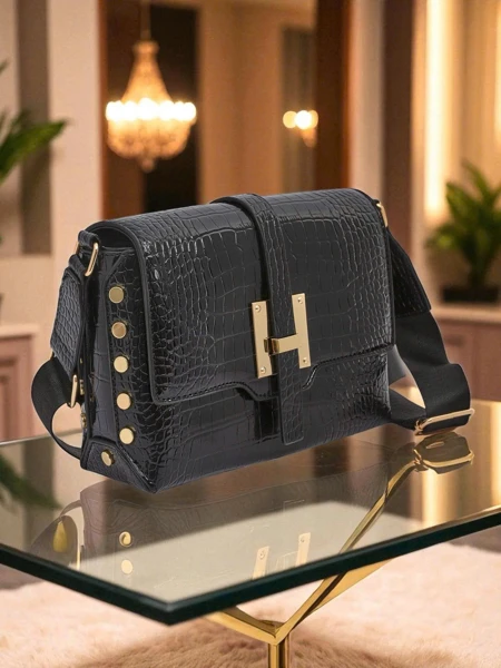 Royalfashion Patent Small Women's Faux Leather Handbag Nexa Vale