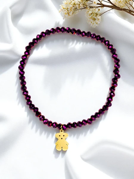 Royalfashion Women's bracelet with teddy bear pendant