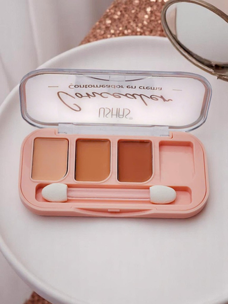 Mattifying Contour Palette 3 shades Bisque Chestnut