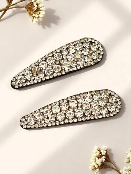 Royalfashion Hair clip with rhinestones Crystal Spark Set
