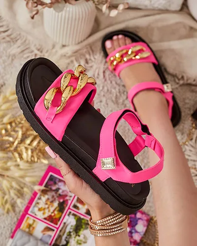 Royalfashion Women's Orette chain sandals