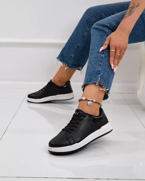 Royalfashion Black classic sports shoes Active Icons