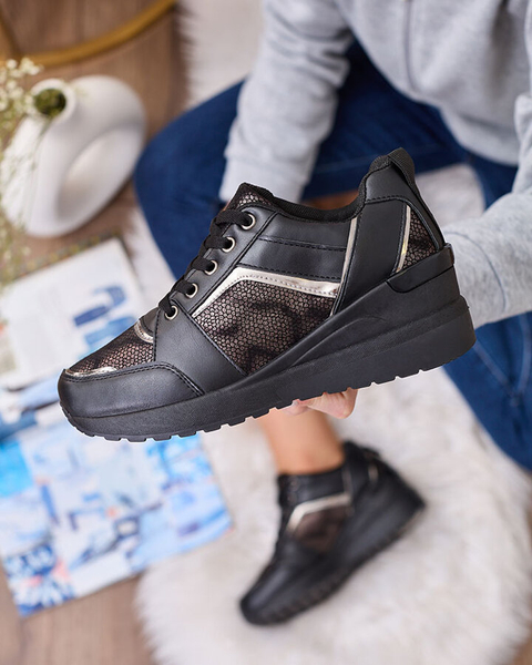 Royalfashion Women's sporty sneakers on platforms Tericas