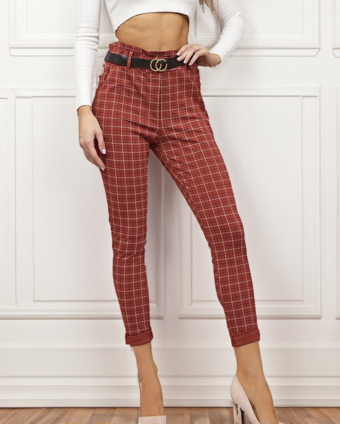 Royalfashion Women's checkered pants