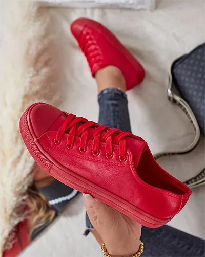 Royalfashion Women's eco leather sneakers Navette