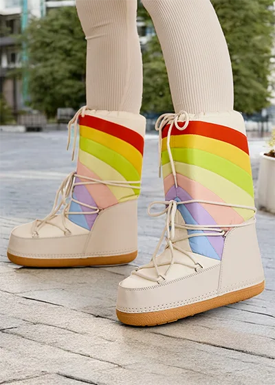 Royalfashion Women's snow boots a'la Tencce