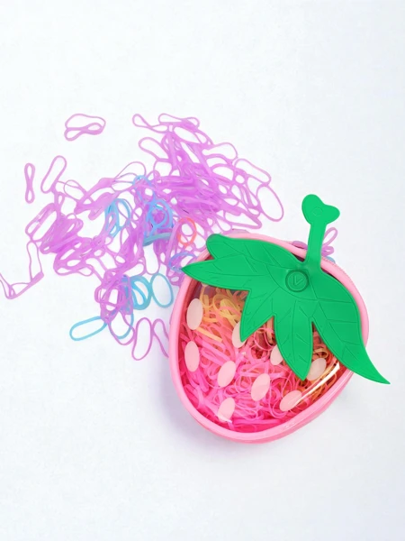 Royalfashion Multicolor Silicone Strawberry Hair Ties