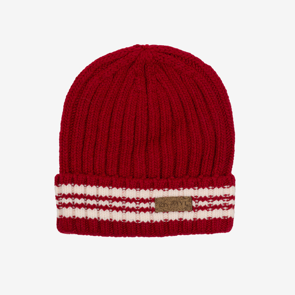 Men's red wool blend hat - Accessories