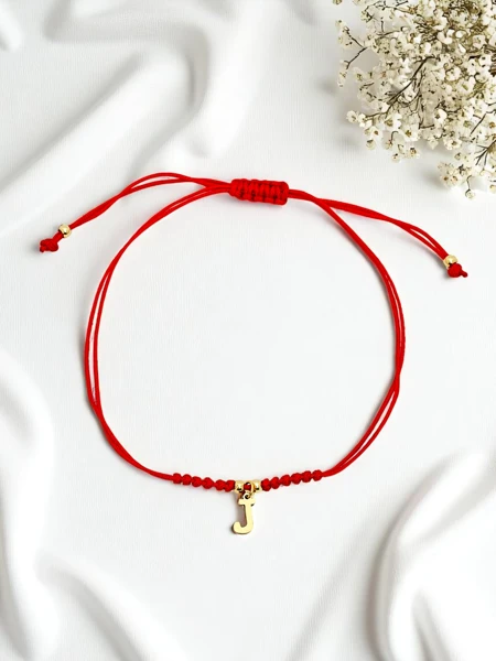 Women's bracelet with the letter J