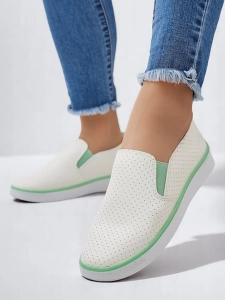 white || dark green