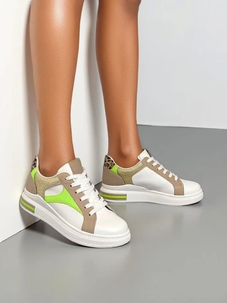 Royalfashion Women's sneakers with glitter Kaone