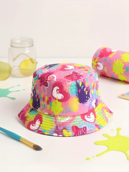 Royalfashion Children's Bucket Hat Color Splash Bucket